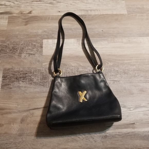 Paloma Picasso Handbags - Paloma Picasso Black Leather Shoulder Bag